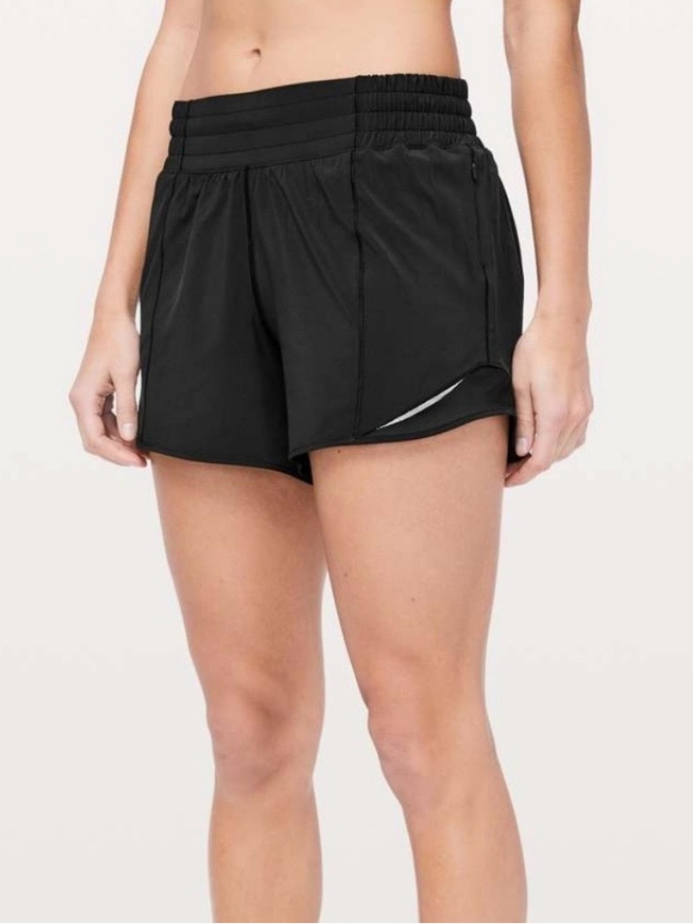 LULULEMON HOTTY HOT SHORTS BLACK 3.5” INSEAM SIZE 8